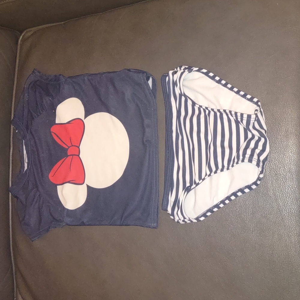 Minnie Mouse Two Pc. swimsuit 18-24M
